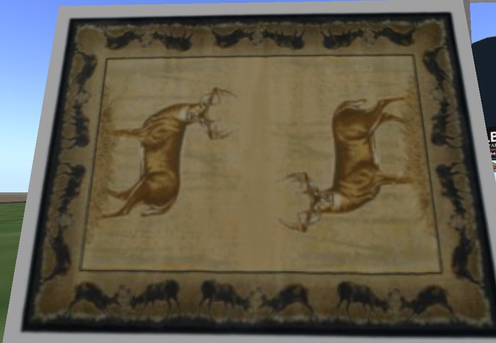 deer rug texture