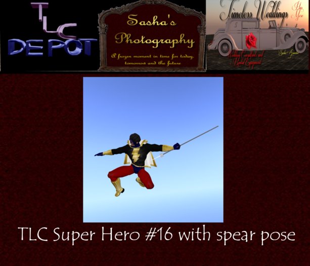 TLC Depot (box) Super Hero #16 pose