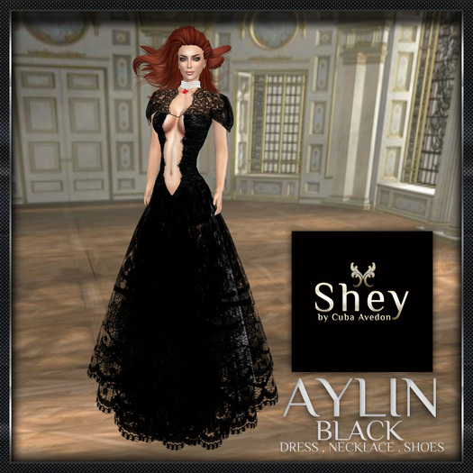 PROMO!!!Shey Aylin Black Lace Gown
