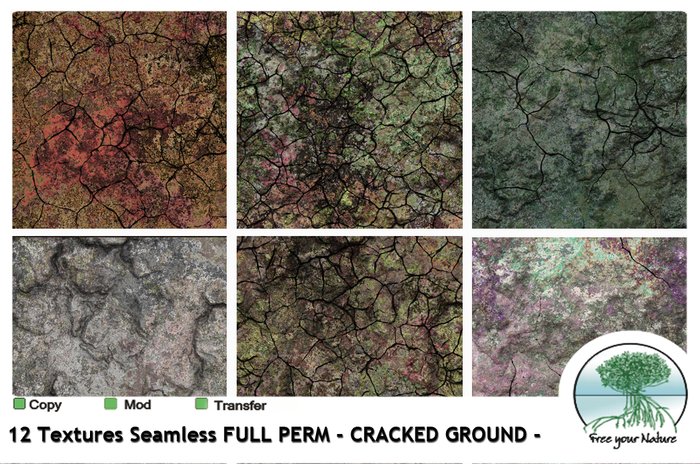 FYN Texture - CRACKED GROUND -