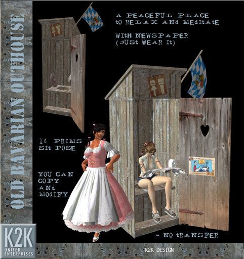 old bavarian outhouse