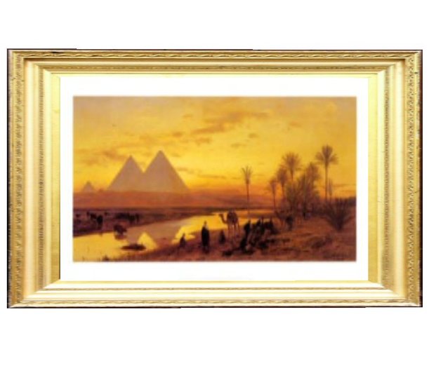Sunset at Giza