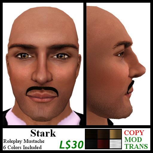 Mustache Pack: Stark - 6 colors