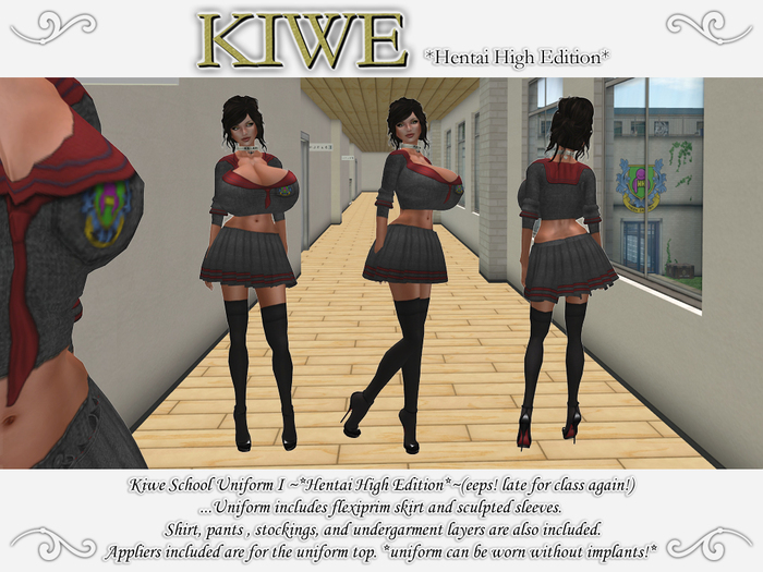 Kiwe School Uniform I (red) (HH Edition) for Prim B's