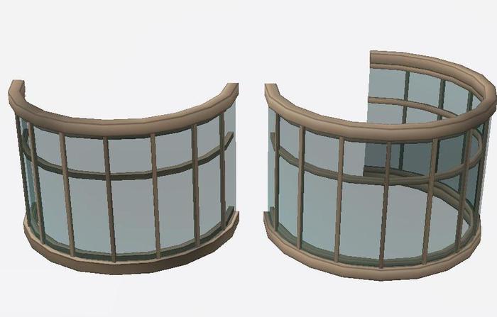 Sculpted round windows - SALE 50% OFF