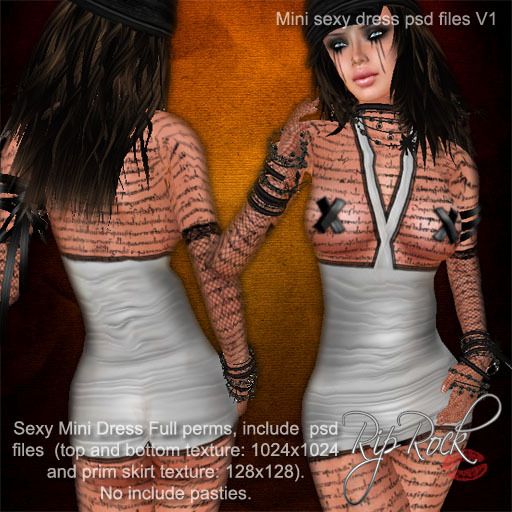 RipRock - Mini sexy dress psd files V1