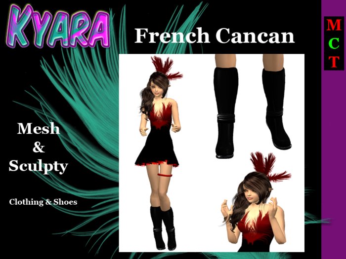 ** FRENCH CANCAN for Petite Mesh Avatars