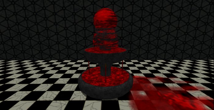 Vampire Blood Fountain 2 + FULL PERM SCULPT MAP