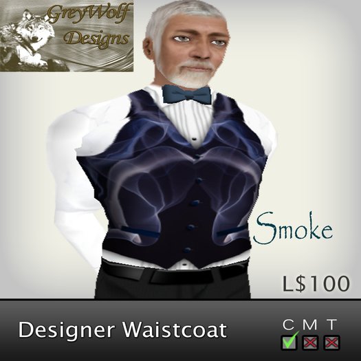 Designer Smoke Waistcoat