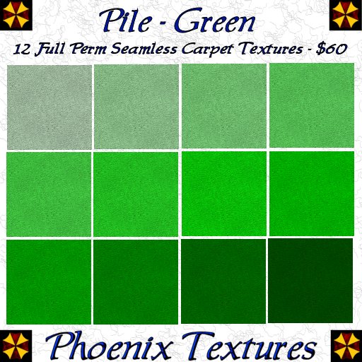 Cut Pile Green