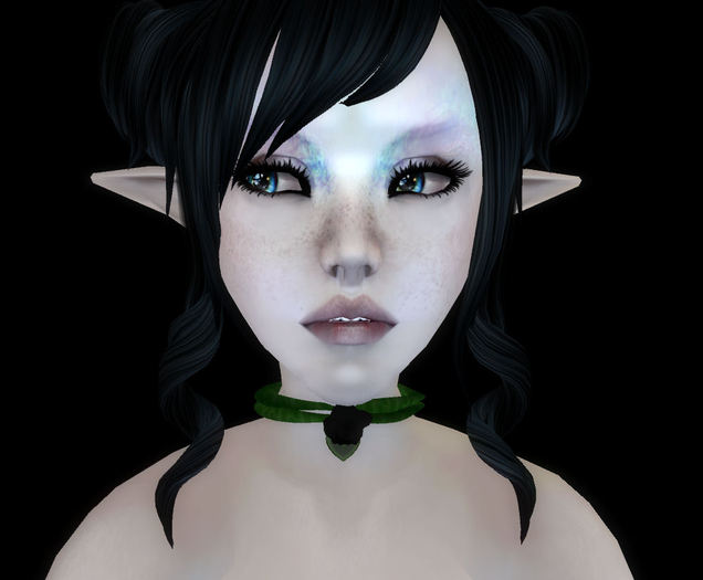 * Jade`d DeZigns * Petite Black Rose Jewelry Set