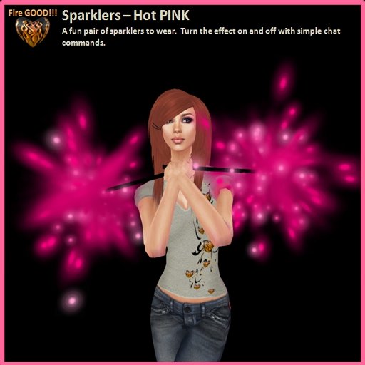 Fire GOOD!!! Sparklers Hot PINK  [boxed]