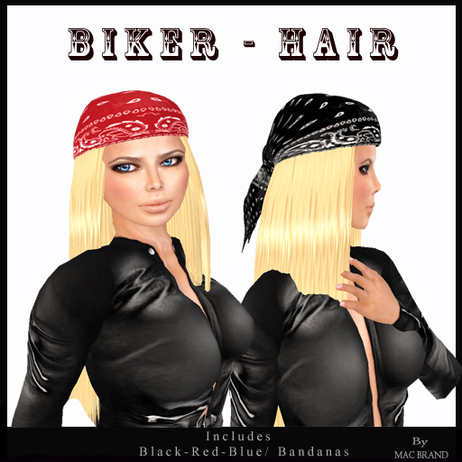 Biker Hair - lite Blonde