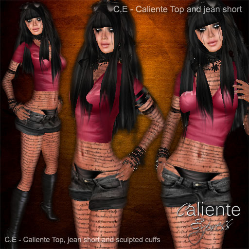 C.E - Caliente Top and jean short