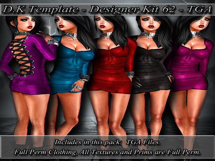 D.K Template - Designer Kit 62 - TGA