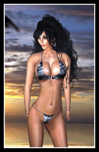 !!!SmOkIn HaWt BiKiNi!!! CaMo BlAcK