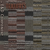 [FPW003] 6 512px Wool Knit Fabric Sweater Textures in Olive Green Brown Gray for Modern Fashion Design E&D ENGINEERING
