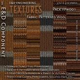 [FPW001] 6 512px Wool Knit Fabric Sweater Textures in Autumn Halloween Orange Brown Black Gray Stripes E&D ENGINEERING