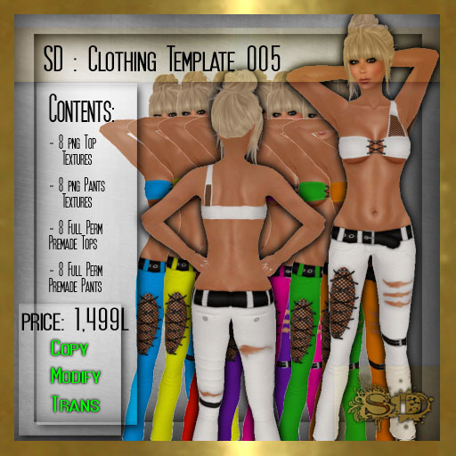 SD : Clothing Template 005