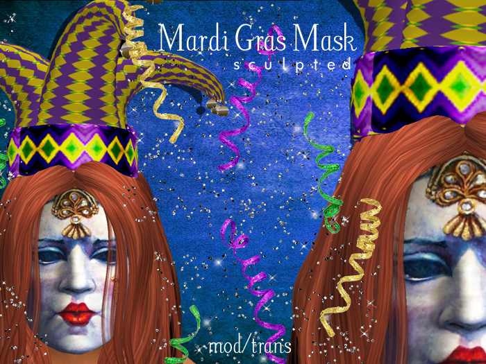 Mardi Gras Mask Female