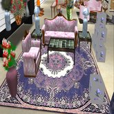 Livingroom set 3 - Victorian (Pink) (Boxed)