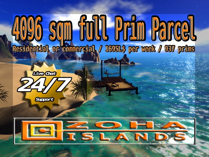 ZoHa Islands - 4096sqm Residential and Commercial Parcels - Excellent Support Team!
