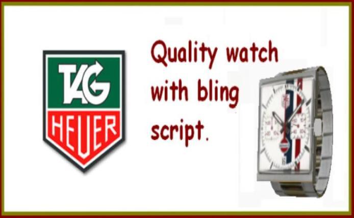 Tag watch square