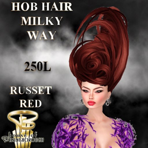 HOUSE OF BENINGBOROUGH HAIR - MILKY WAY -RUSSET RED