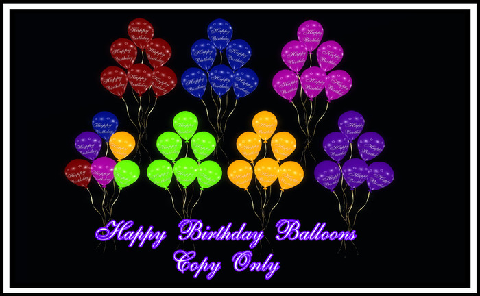 Happy Birthday Balloons