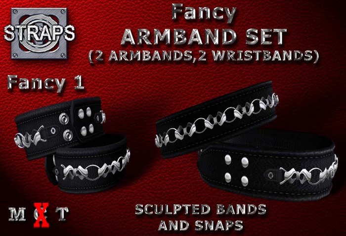 STRAPS - Double Snap Armband Set (Fancy 1)