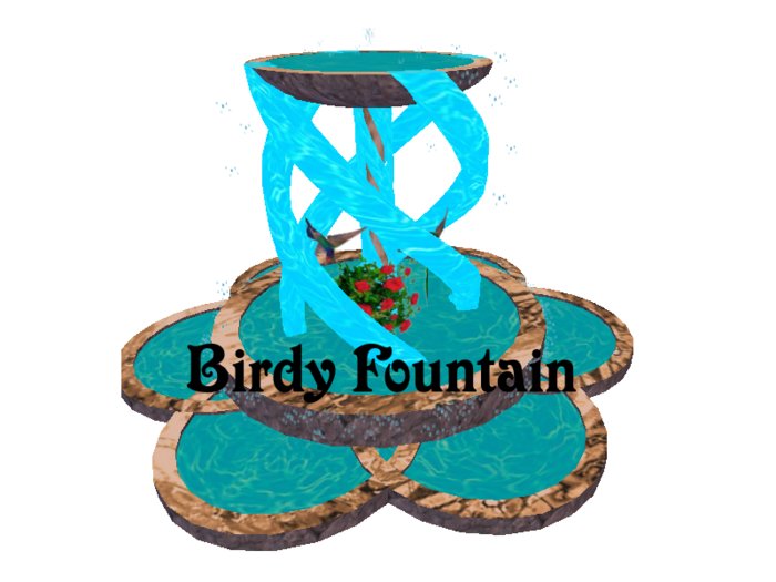 Birdy Fountain Packaged