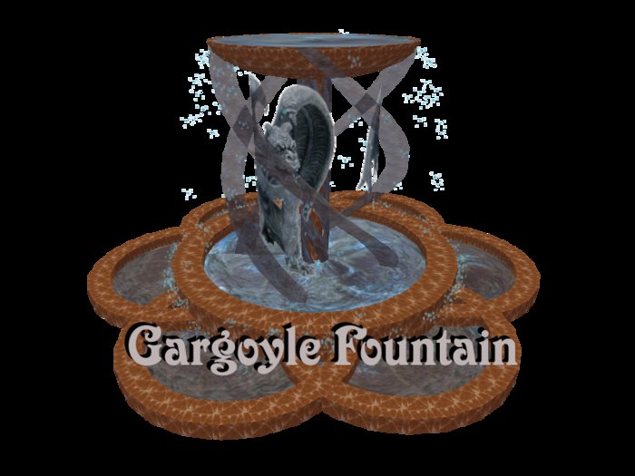 Gargoyle Fountain Packaged