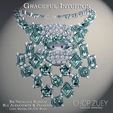 Graceful Intuition Blu Necklace by Chop Zuey Couture Jewellery