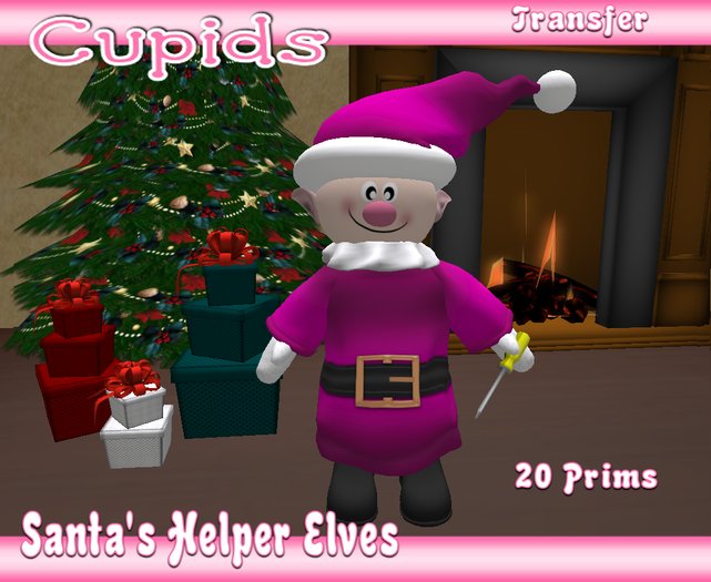 *CUPIDS*Santa's Working Elf with Screw Driver
