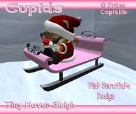 *CUPIDS*Adorable Ridable Winter Sleigh(Tinies) Pink