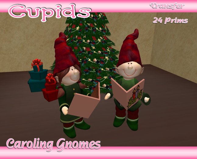 *CUPIDS* Caroling Gnomes
