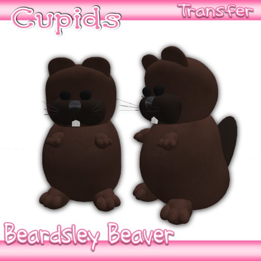 *CUPIDS* Beardsley Beaver plushie