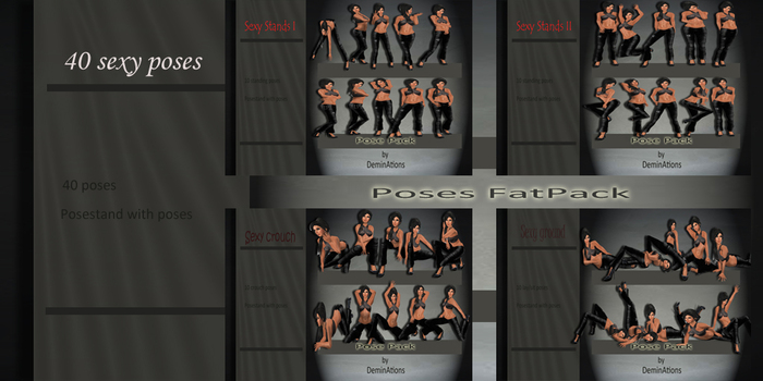 -DeminAtions- PoseFatPack <40 sexy poses> 