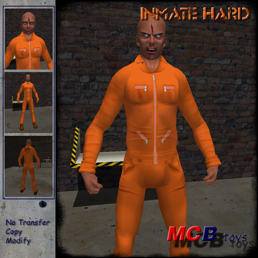 ::MCB:: Inmate Hard - Inmate Uniform - Inmate Role play - With body shape & Physics avatar
