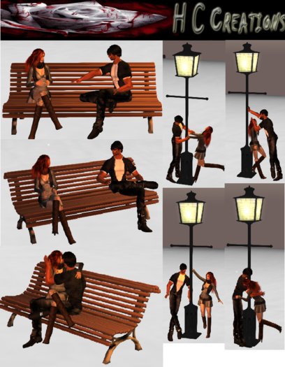 HCC Street Lamp & Bench BOX