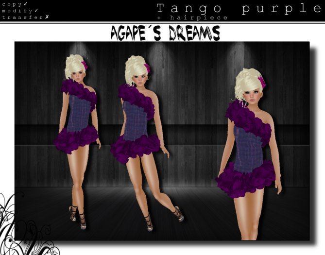 Dress tango purple