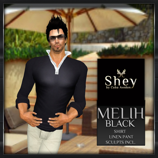 Shey Melih Set Black