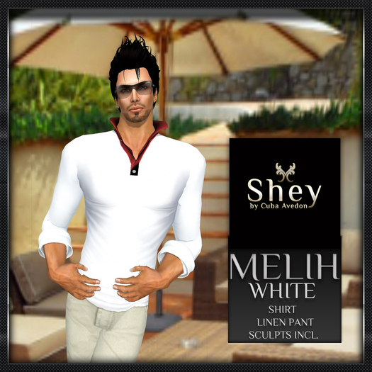 Shey Melih Set White