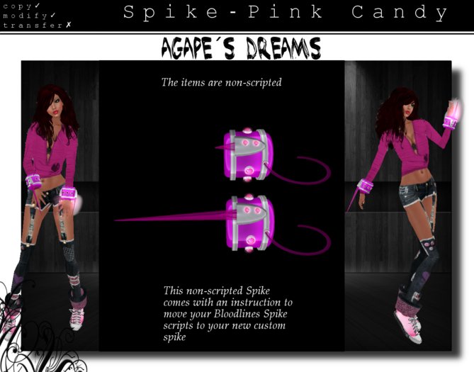 Pink Candy Spike