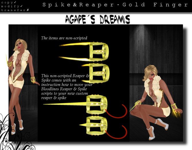 Gold Finger Spike and Reaper