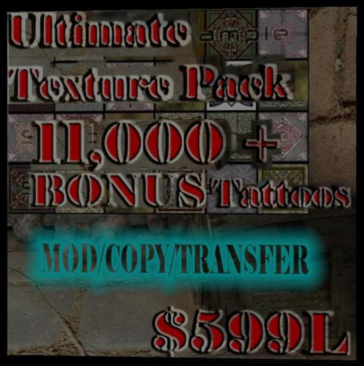 Ultimate Texture Pack2 FULL PERMS