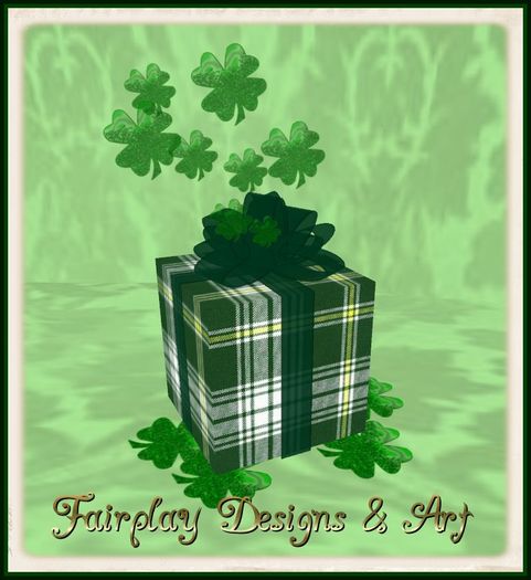 ~FDA~ Irish Tartan Emanating Gift Box~