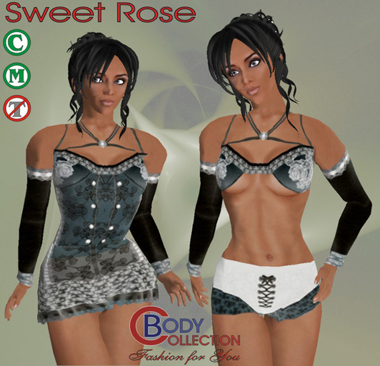 BC - Outfit Sweet Rose (black)