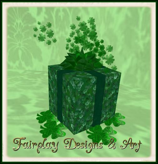 ~Low Prim St. Patty's  Clover Gift Box!