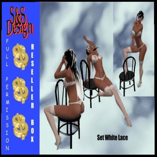 S&S Lace Set white